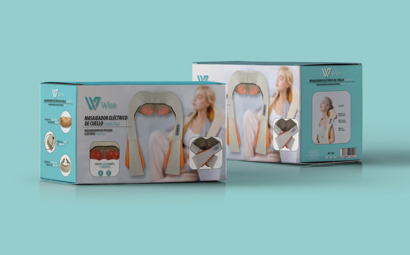 Masajeador Eléctrico de Cuello Shiatsu WISE